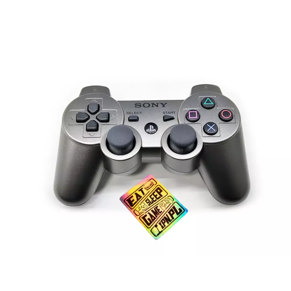 Kontroler bezprzewodowy pad Dualshock 3 DS3 Srebrny konsola Sony PlayStation 3 PS3